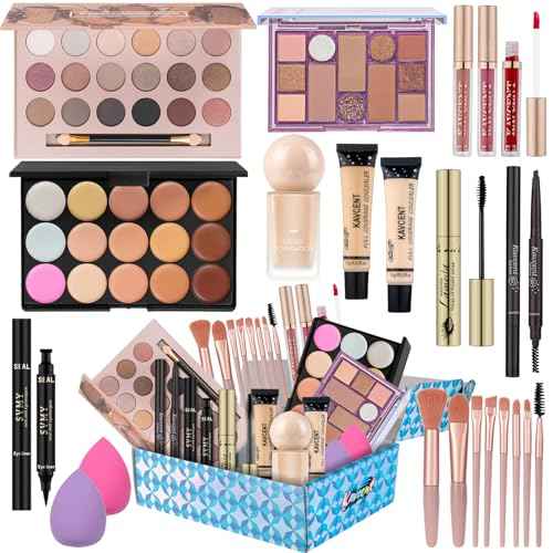 Makeup Kit for Women Full Kit Makeup Set for Teens Teenager Makeup Gift Set for Teen Girls Women Eyeshadow Foundation Makeup Kit for Teens Christmas