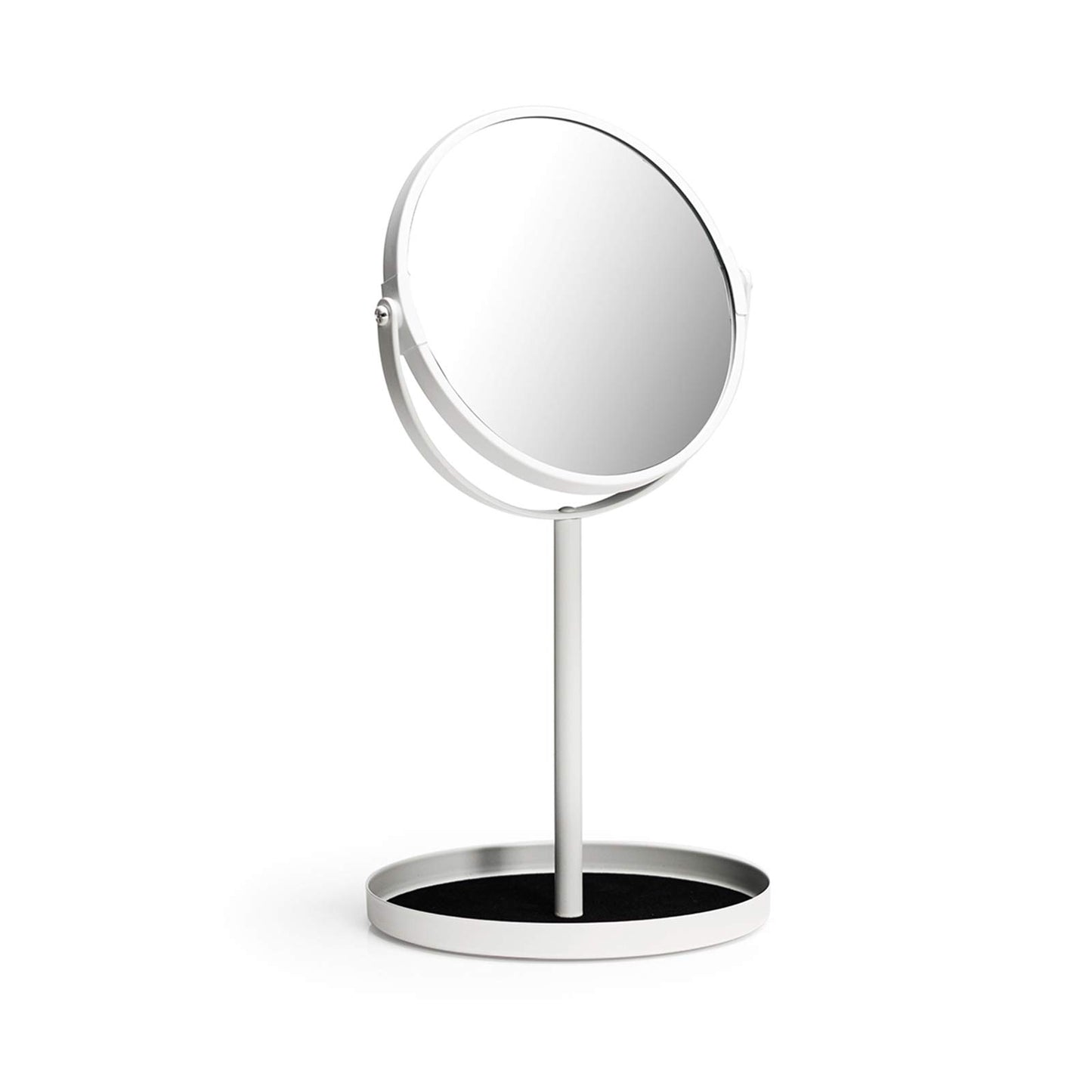 Ettori Shower Mirror Fogless for Shaving and Makeup Mirror-1x and 5X Magnification