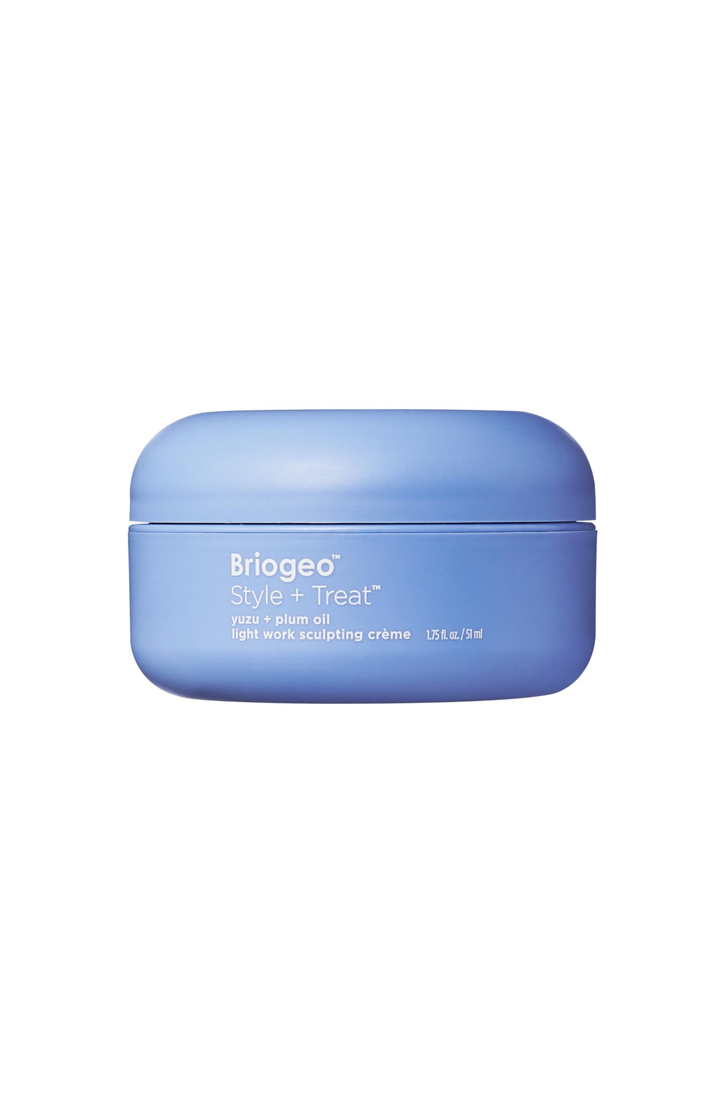 Briogeo Style + Treat Yuzu + Plum Oil Light Work Sculpting Crème | Flexible Hold Hair Pomade | Non‑Greasy | Vegan & Cruelty-Free | 1.75 oz