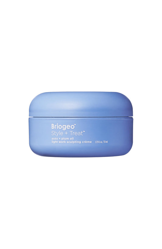 Briogeo Style + Treat Yuzu + Plum Oil Light Work Sculpting Crème | Flexible Hold Hair Pomade | Non‑Greasy | Vegan & Cruelty-Free | 1.75 oz