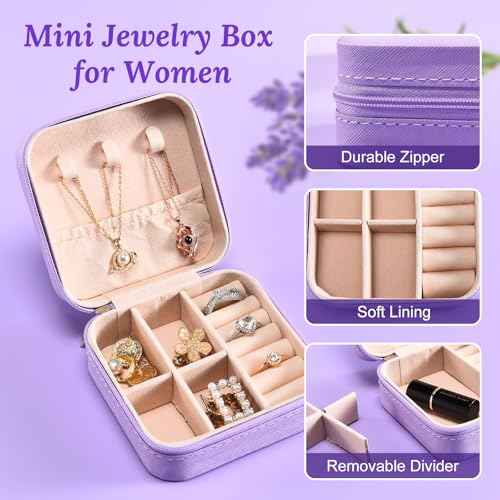 Birthday Gifts for Women Gifts Basket, Self Care Gifts ,Romantic Spa Gifts Care Package with Purple Flannel Blanket,Unique Xmas /Birthday Gifts for Mom, Sister, Wife, Girlfriend, Friends