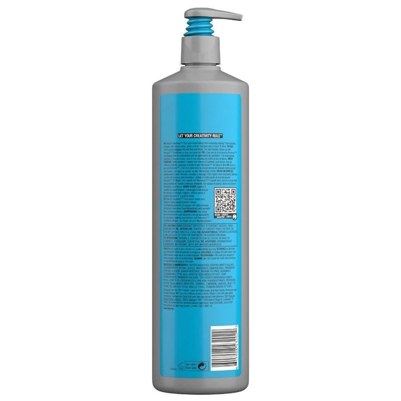 Bed Head Remix Recovery Moisture Rush Shampoo by TIGI for Unisex - 32.8 oz Shampoo