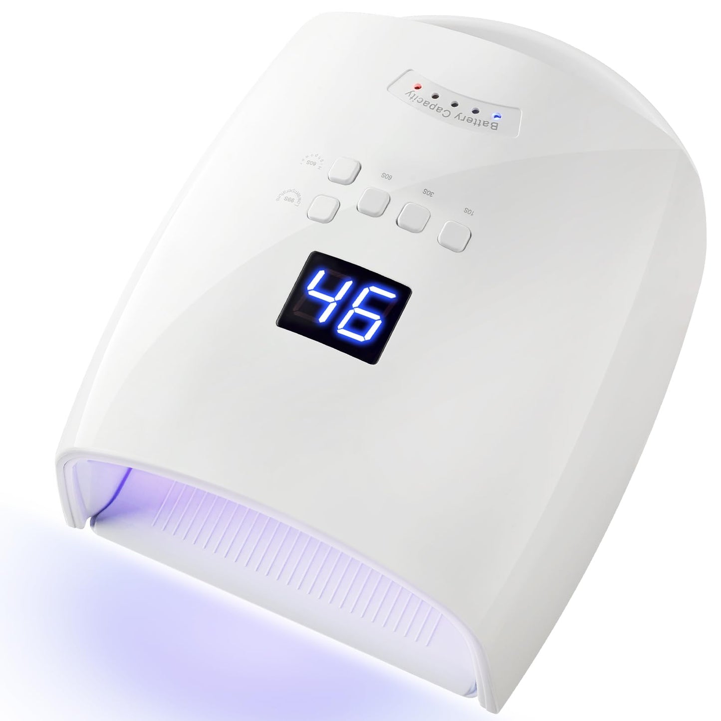 NailFace Cordless UV LED Nail Lamp, Rechargeable 66W UV Light Nail Curing Lamp for Gel Nails Acrylic Polish with Auto Sensor & 5 Timer for Home & Salon