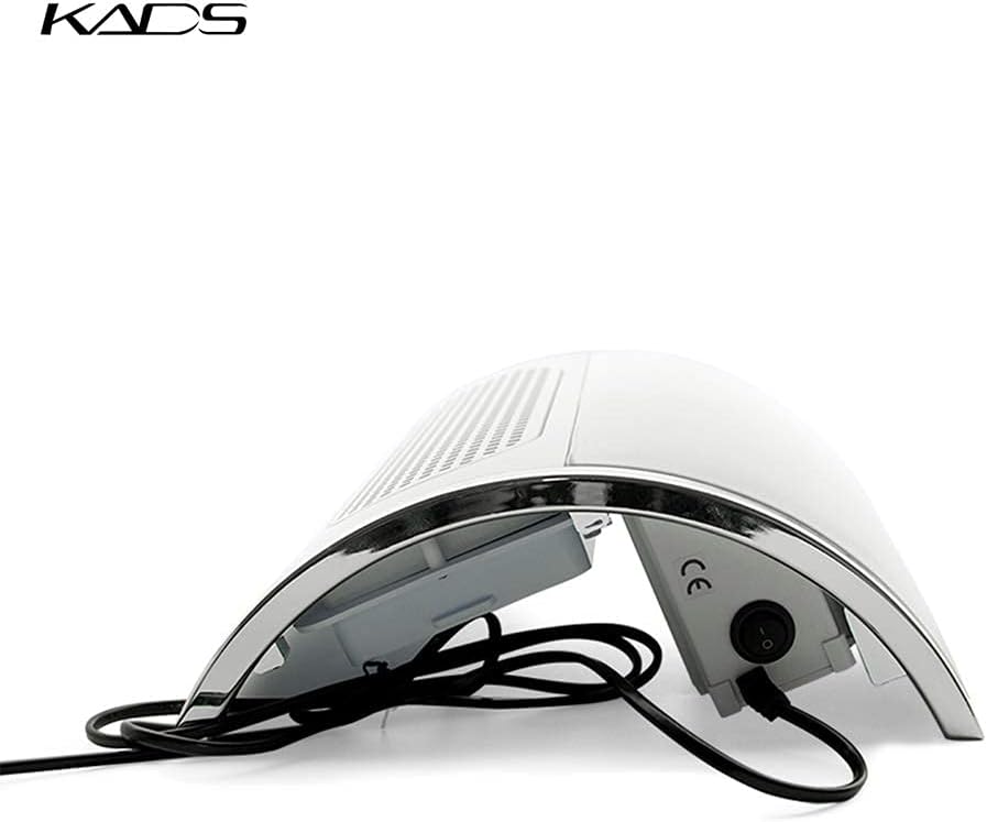 Nail Art Dust Suction Collector - Powerful 3-Fan Nail Dryer Tool with 2 Dust Bags | 110V US Plug