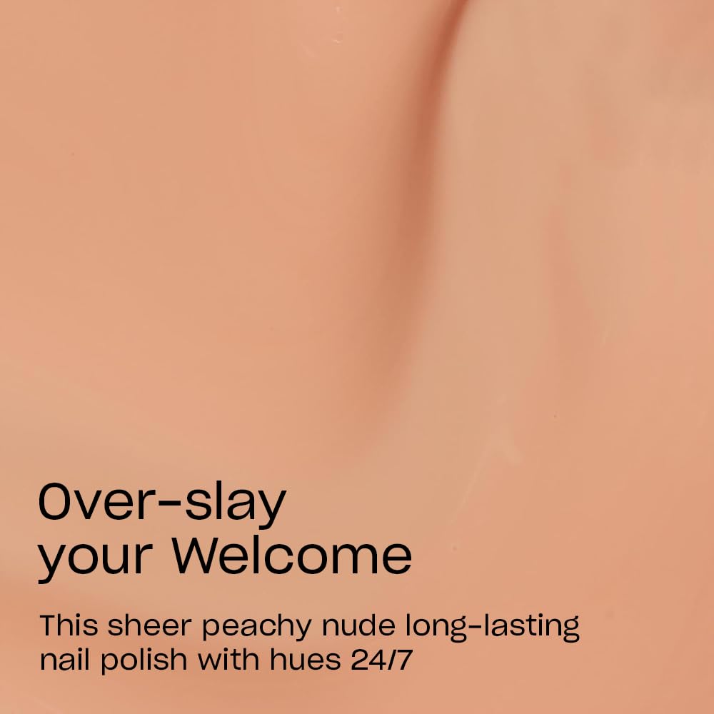 OPI Infinite Shine Over-slay your Welcome | Sheer Soft Neutral Crème Long Wear Gel Like Nail Polish | Vegan, Long Lasting, Streak Free