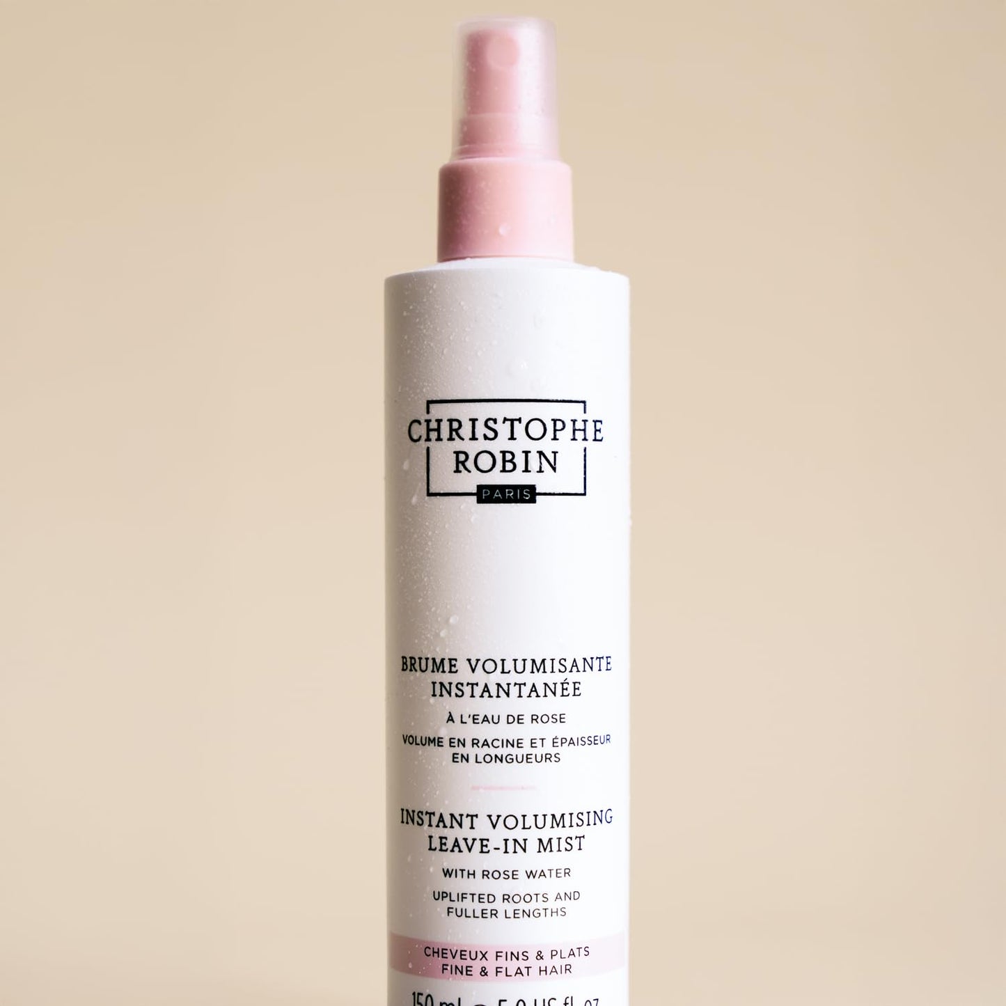 Christophe Robin Instant Volumising Mist with Rose Water for Thin, Fine, and Flat Hair 5 fl. oz