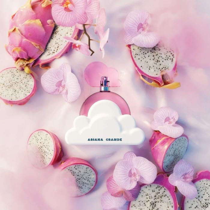 Ariana Grande Cloud Pink Eau de Parfum | Long-Lasting Fragrance with Dragon Fruit & Vanilla Orchid for Women