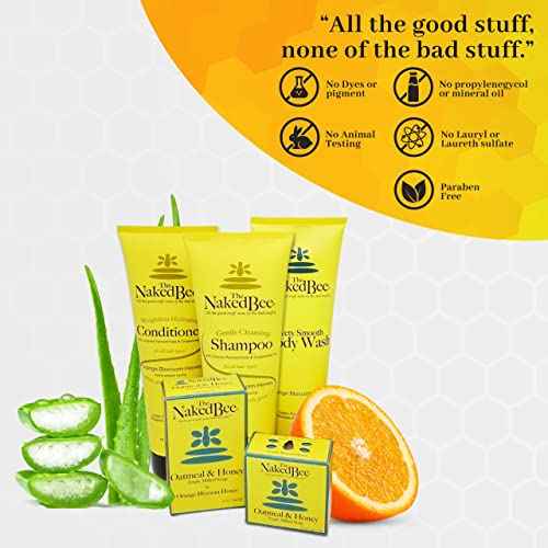 The Naked Bee Orange Blossom Honey Restoration Foot Balm, (2 oz) - 2 Pack