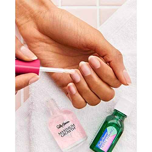 Sally Hansen Nail Treatment Maximum Growth¢ç Nail Strengthener | Base Coat & Nail Protectant | Triple Protein & Silk Formula for Strong, Healthy Nails