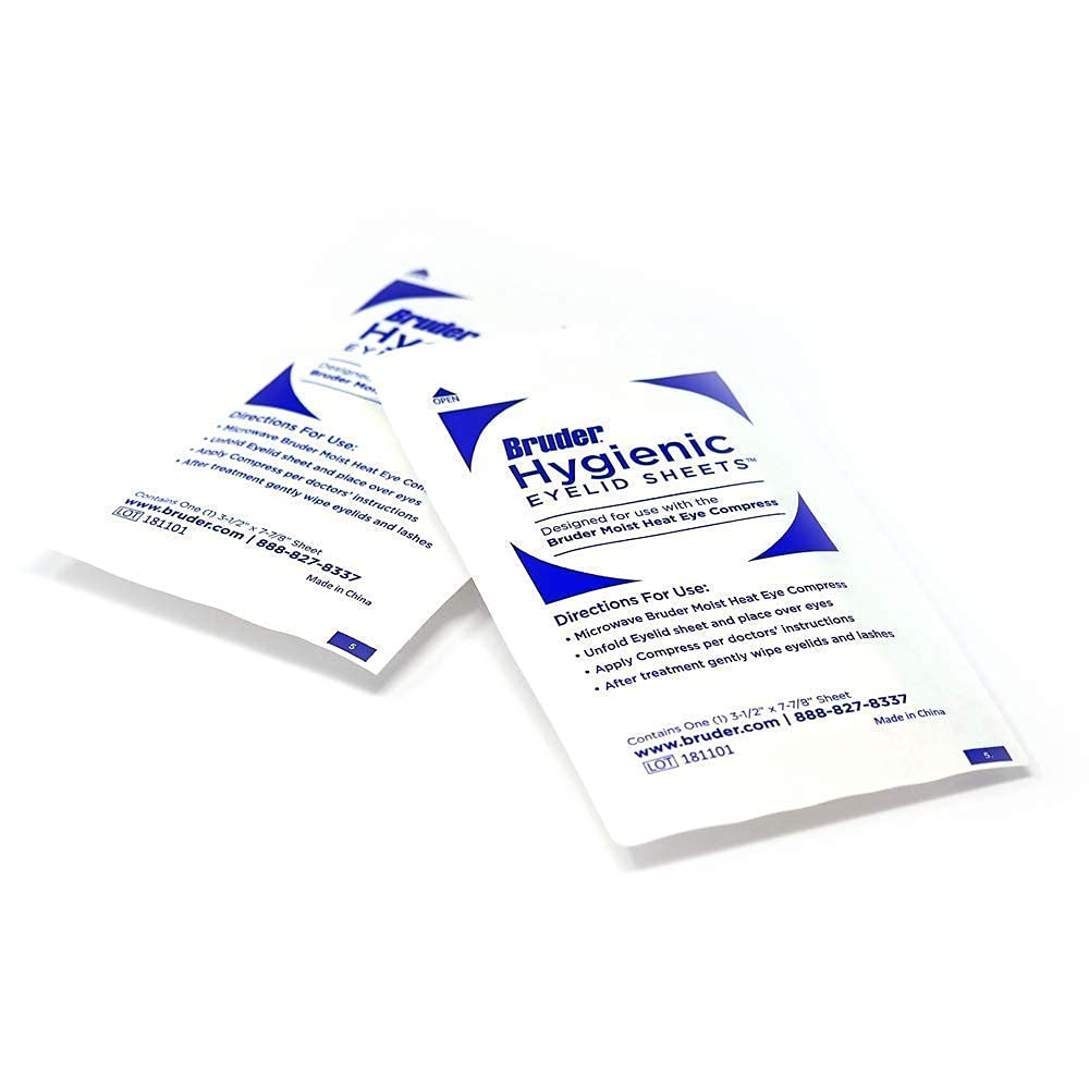 Bruder Dry Eye Care Bundle (Moist Heat Eye Compress/Hygienic Eyelid Sheets)