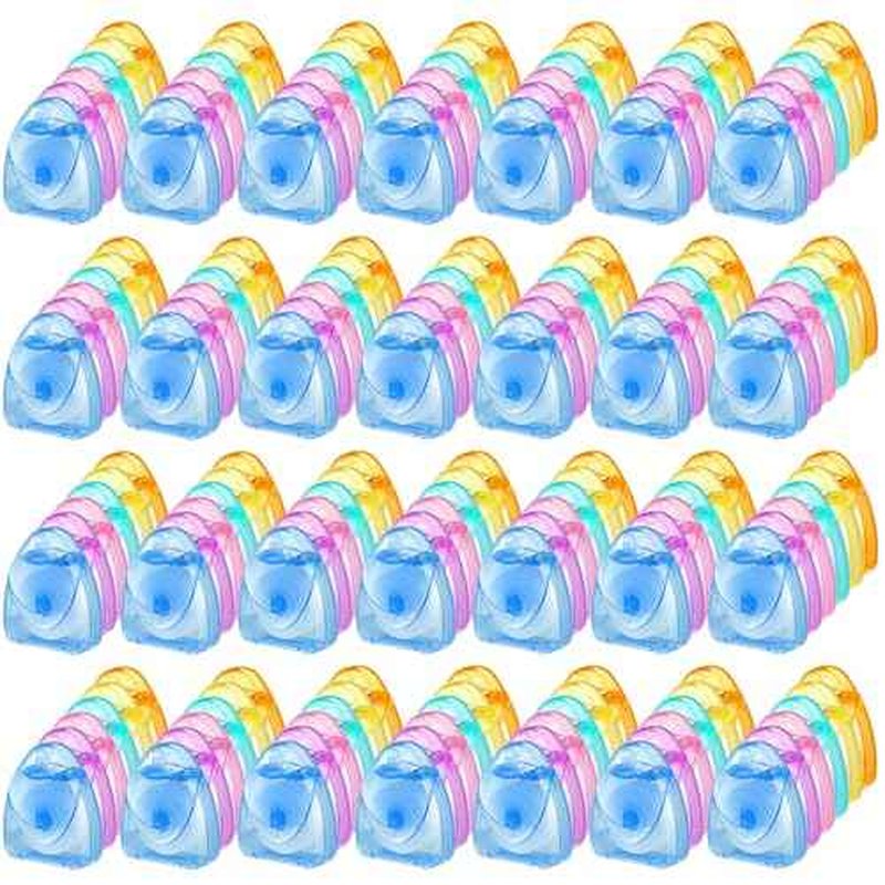 Patelai 200 Boxes Dental Floss Bulk Each 54 Yards/50 M Mint Waxed Mini Travel Size Tooth Floss Picks Pack Individually Wrapped for Adults Homeless Teeth and Gum Protection