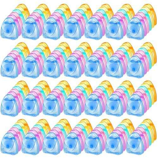 Patelai 200 Boxes Dental Floss Bulk Each 54 Yards/50 M Mint Waxed Mini Travel Size Tooth Floss Picks Pack Individually Wrapped for Adults Homeless Teeth and Gum Protection