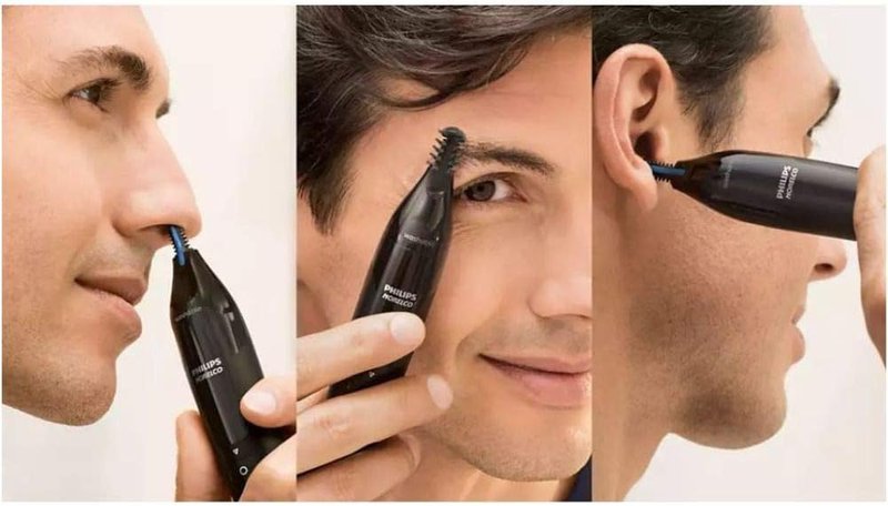 Philips Nosetrimmer NT1715 - Precision Hair Trimming for Ears, Nose & Eyebrows | No Pulling Guarantee