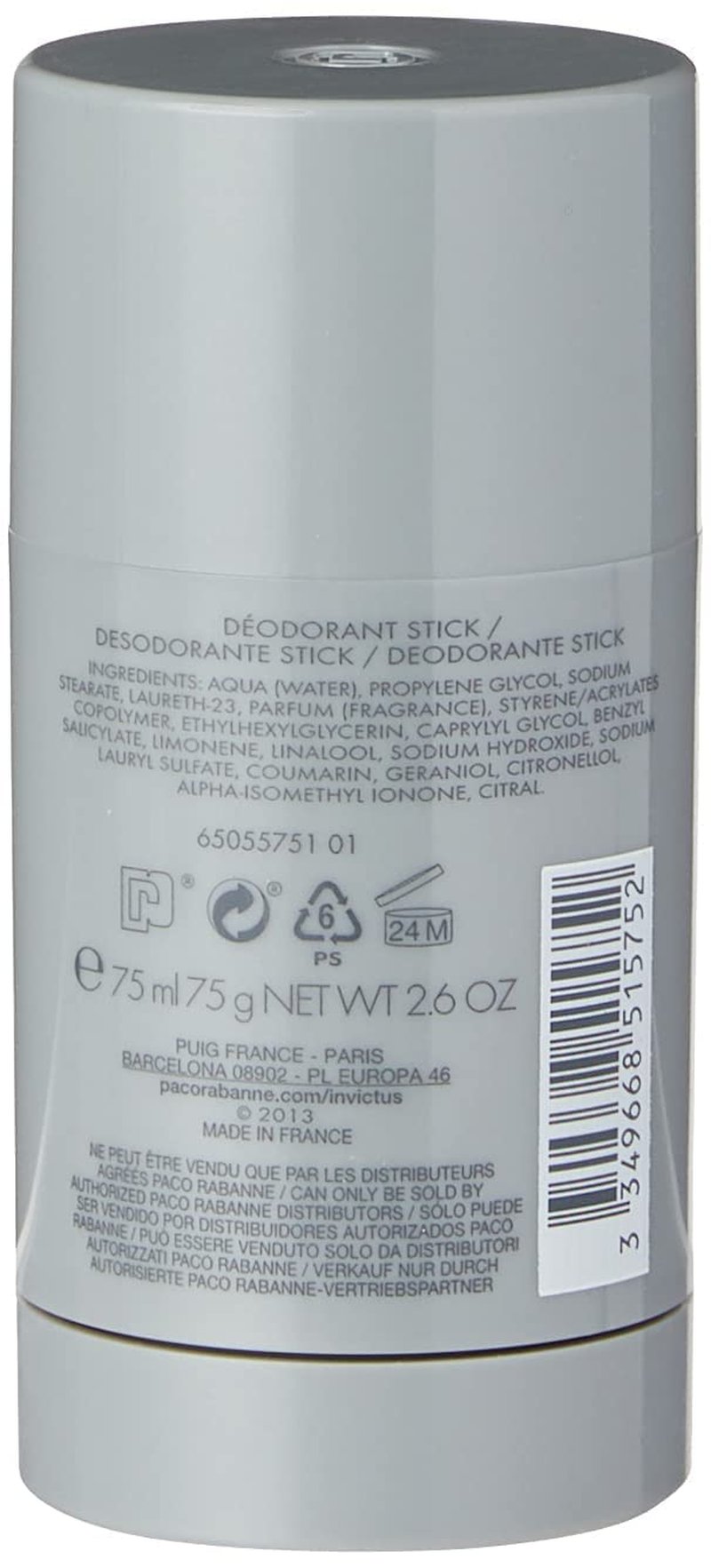 Invictus Deodorant Stick for Men - 2.5 Ounce | Fresh Scent & Long-Lasting Protection