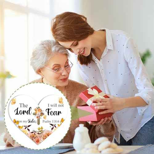 Lothee 80 Pcs Christian Gifts Bulk for Women School Teacher Nail File Christmas Church Bible Verse Emery Board Inspirational Double Sided Religious Manicure Tool for Wedding Birthday Party(Heart)