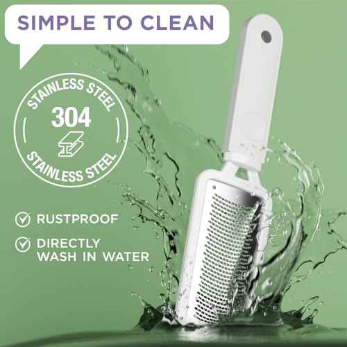 Lee Beauty Professional Callus Remover for Feet-Rasp Foot File Scrubber for Dead Skin Remover for Cracked Heels & Dry Skin-Sturdy Scraper Tool, Easy to Use & Clean-Pedicure Supplies for Smooth Foot