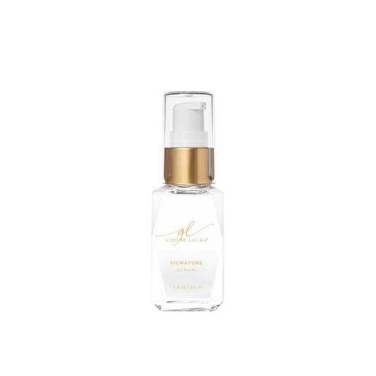 Goldie Locks Signature Hair Serum - Anti-Frizz and Humidity Control - Lightweight Shine Enhancer - Safe for Extensions and Color-Treated Hair - Protein-Free - 1.7 fl oz