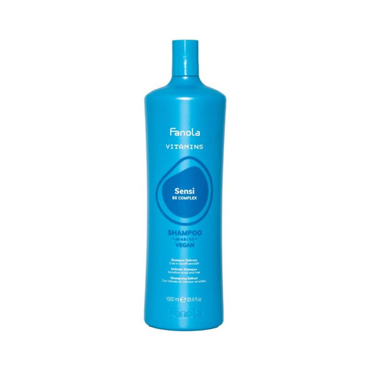 Fanola Sensitive Scalp Shampoo - Gentle Sulfate-Free Cleansing Shampoo for Irritated Scalp Care - Soothing Moisturizing Hair Cleanser for Sensitive Skin (33.8 Fl Oz)