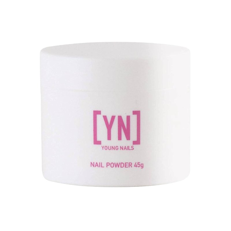 Young Nails Acrylic Speed Powder - Self-Leveling Acrylic Nail Powder, Clear Nude Pink White Acrylic Powder for Nail Extenstion, Professional Grade, Superior Adhesion, Color - Clear, 45g