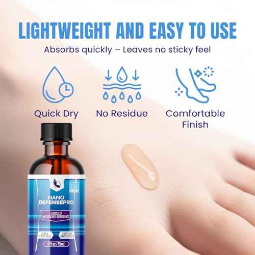 Nano Defense Pro - Official Nano Defense Pro Premium Toenail Treatment Drops, NanoDefense Pro Liquid Solution All Natural Support Healthy Skin & Nails Advanced Formula, 1 Bottle for 30 Days
