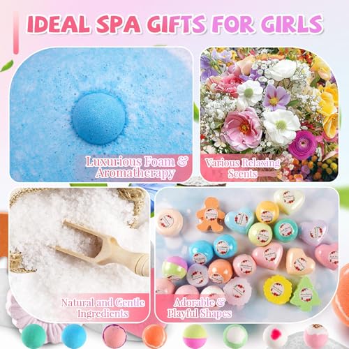 Advent Calendar 2025 Bath Bombs & Shower Steamers for Adults Women Teen Girls 24 Days Bath Christmas Countdown Calendar Bath Spa Gifts