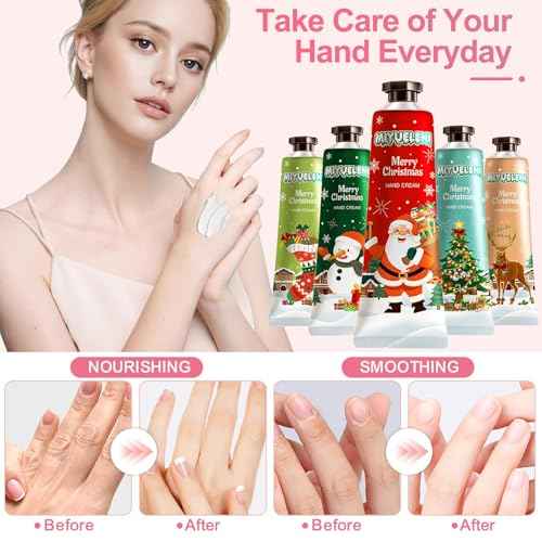 10 Pack Christmas Hand Lotion Gifts Set£¬Moisturizing Hand Cream for Women, Mini Travel Size Holiday Gifts, Stocking Stuffers & Bulk Gifts for Christmas Appreciation 30ml