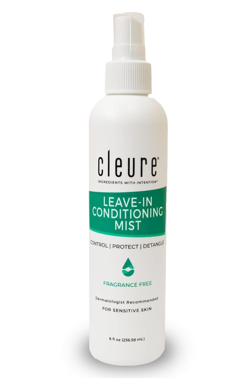 Fragrance-Free Leave-In Conditioner - Hypoallergenic Hair Detangler for Dry, Frizzy, Curly & Straight Hair | 8 fl oz