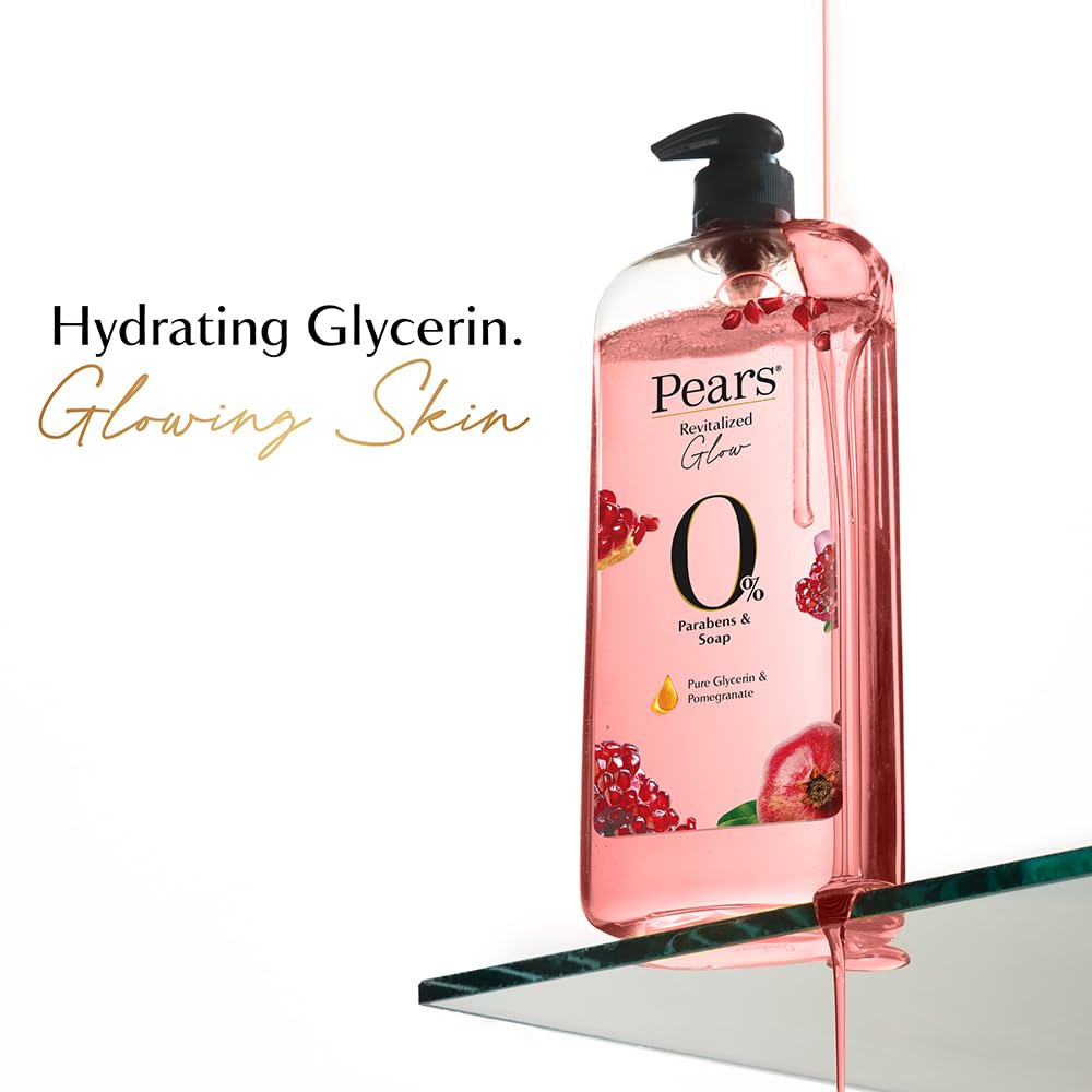 Pears Naturale Body Wash with Glycerin & Pomegranate, 250 ml