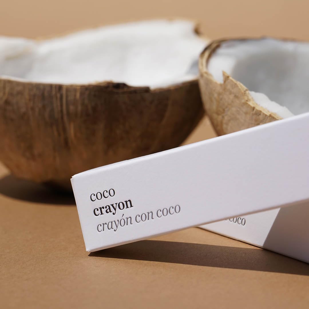 Ere Perez - Natural Coco Crayon Hydrating Lip Color | Baobab + Coconut Oil, Silica, Vitamin E | Protect, Nourish, Repair | Vegan, Cruelty-Free, Clean Beauty (Grace, 0.01 oz | 3 g)