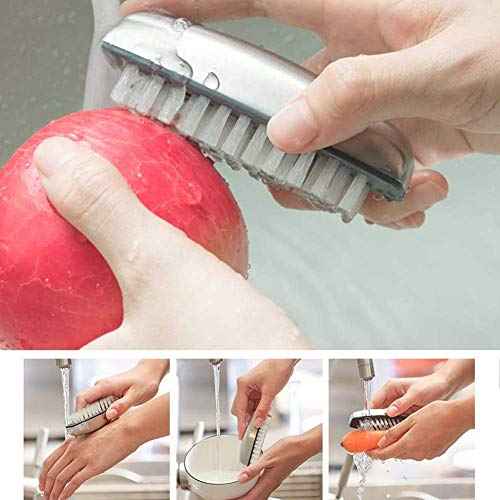 Hand and Nail Brush cleaner,Stainless Steel Soap, fingernail toe Cleaning Scrubbing Brushes & Help Eliminating Smells Absorb Odor (1 PCS)