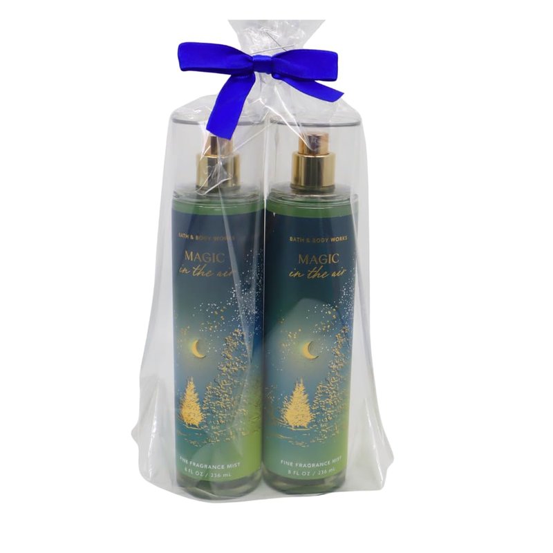Magic In The Air Fine Fragrance Mist Gift Set - 2-Piece Holiday Set | 8 Fl Oz Each with Blue Bow