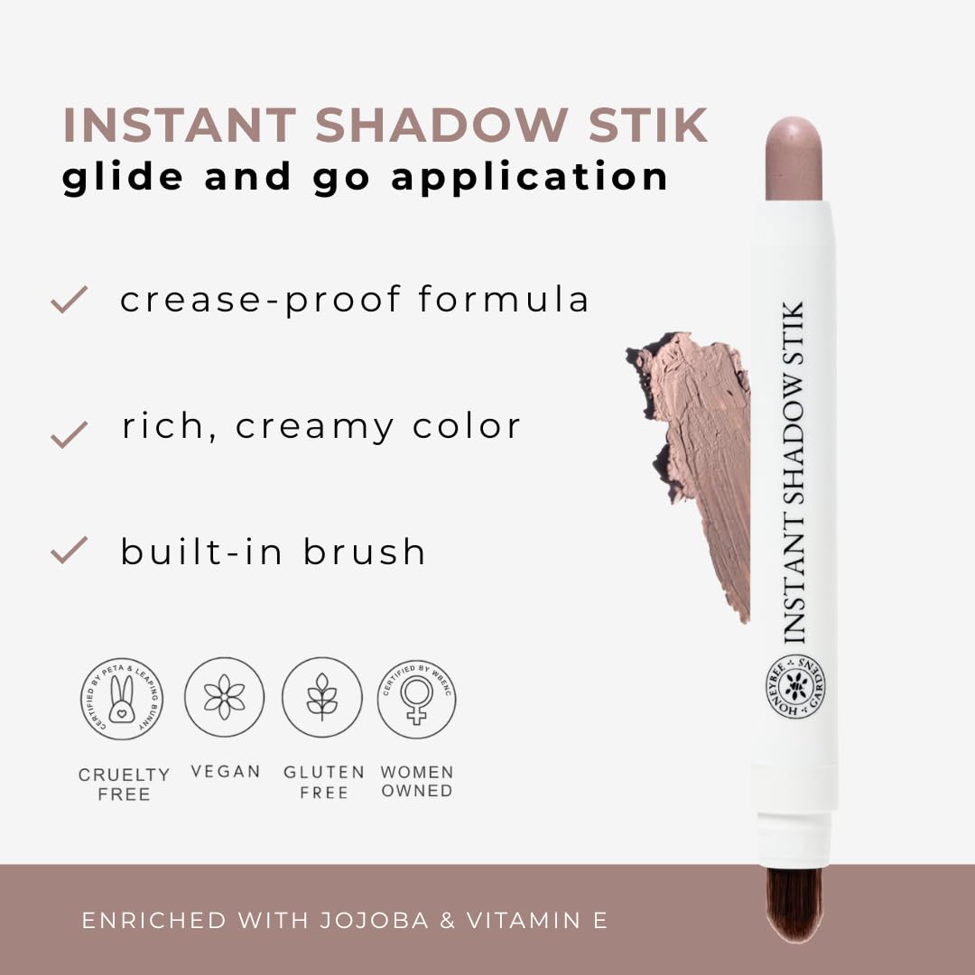 Honeybee Gardens Instant Shadow Stik, Dusty Rose (Matte)