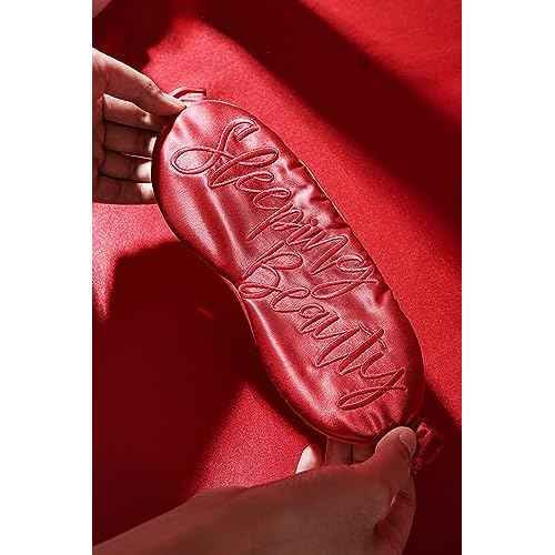 Luxury Silk Sleep Mask Gift Set 22-Momme Mulberry Silk Eye Mask Ultra Comfort Perfect Present for Her Luxury Christmas for Women Comfortable Blindfold Eyeshade for Night Sleep