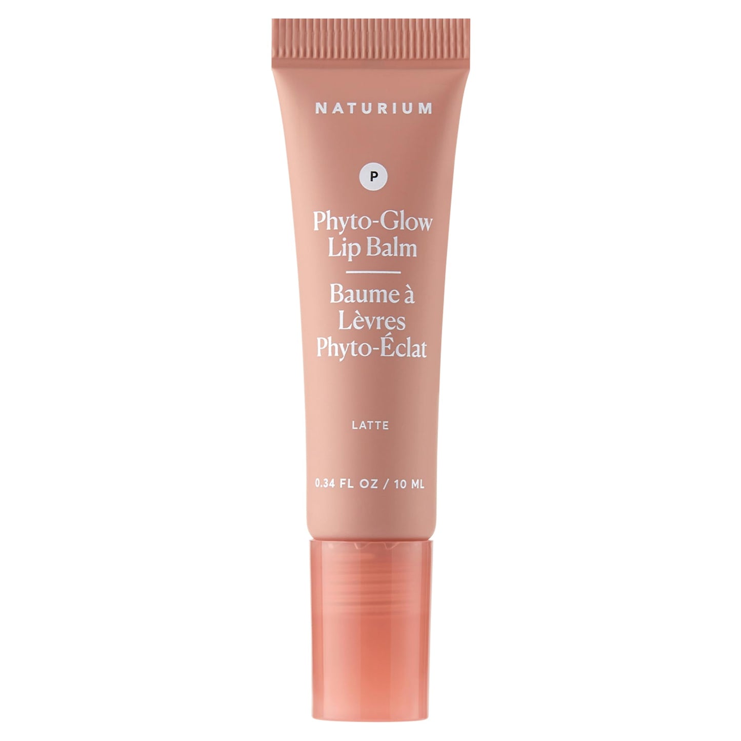 Naturium Phyto-Glow Lip Balm | With Shea Butter & Squalane, Sheer Tinted Colour | 10 ml, Latte