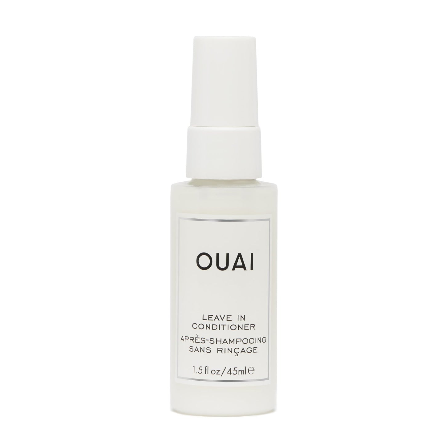 OUAI Leave In Conditioner & Heat Protectant for Hair - Prep Hair for Styling or Use as Detangling Spray to Fight Frizz & Flyaways - No Parabens, Sulfates or Phthalates (1.5 oz)