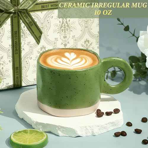 Golray Spa Gifts for Women Self Care Get Well Soon Basket Set with Mug, Thinking of You Relaxing Spa Christmas Birthday Gift for Mom Her Wife Sister Friend Grandma (Green)