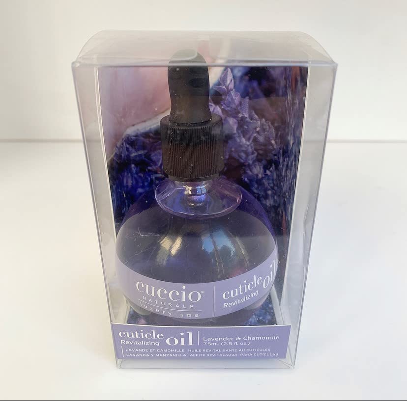 Cuccio Naturale Revitalizing Hydrating Cuticle Oil - Repair Damaged Skin & Nails - Vanilla Bean & Sugar - 2.5 Oz (Pack of 2)