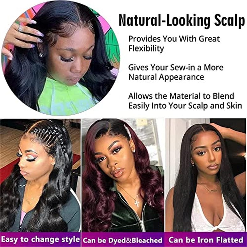 Hair 12A Brazilian Body Wave Bundles with Closure (10 12 14+10,Free Part) 100% Unprocessed Brazilian Virgin Human Hair Body Wave Bundles with Closure Natural Black Color