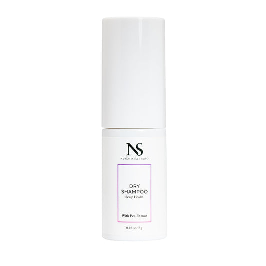 Nunzio Saviano Dry Shampoo with Pea Extract – Natural, Non-Toxic, Volumizing Dry Shampoo for Women – Travel Size & Residue-Free Formula for all Hair Types & Scalp Health 0.25 oz/ 7g