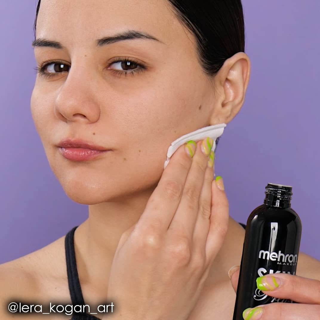 Mehron Makeup Skin Prep Pro Mattifying Skin Toner | Long Lasting Pre-Makeup Primer 4 fl oz (120 ml) | Made in the USA