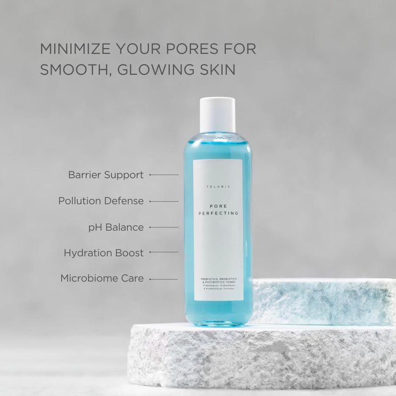 Pore Perfecting Toner - Microbiome-Friendly Pre, Pro & Postbiotics Formula for Smooth, Glowing Skin | 150ml