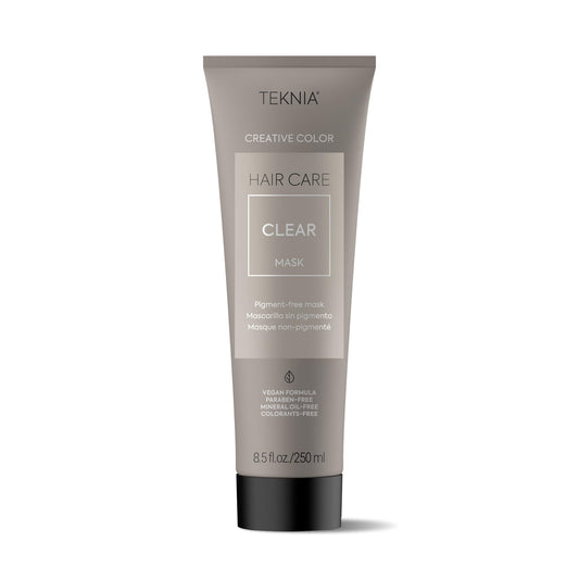 Lakmé Teknia Clear Creative Color Hair Mask, Diluting Color Depositing Conditioner for Pastel Hair, 8.5 Fl Oz