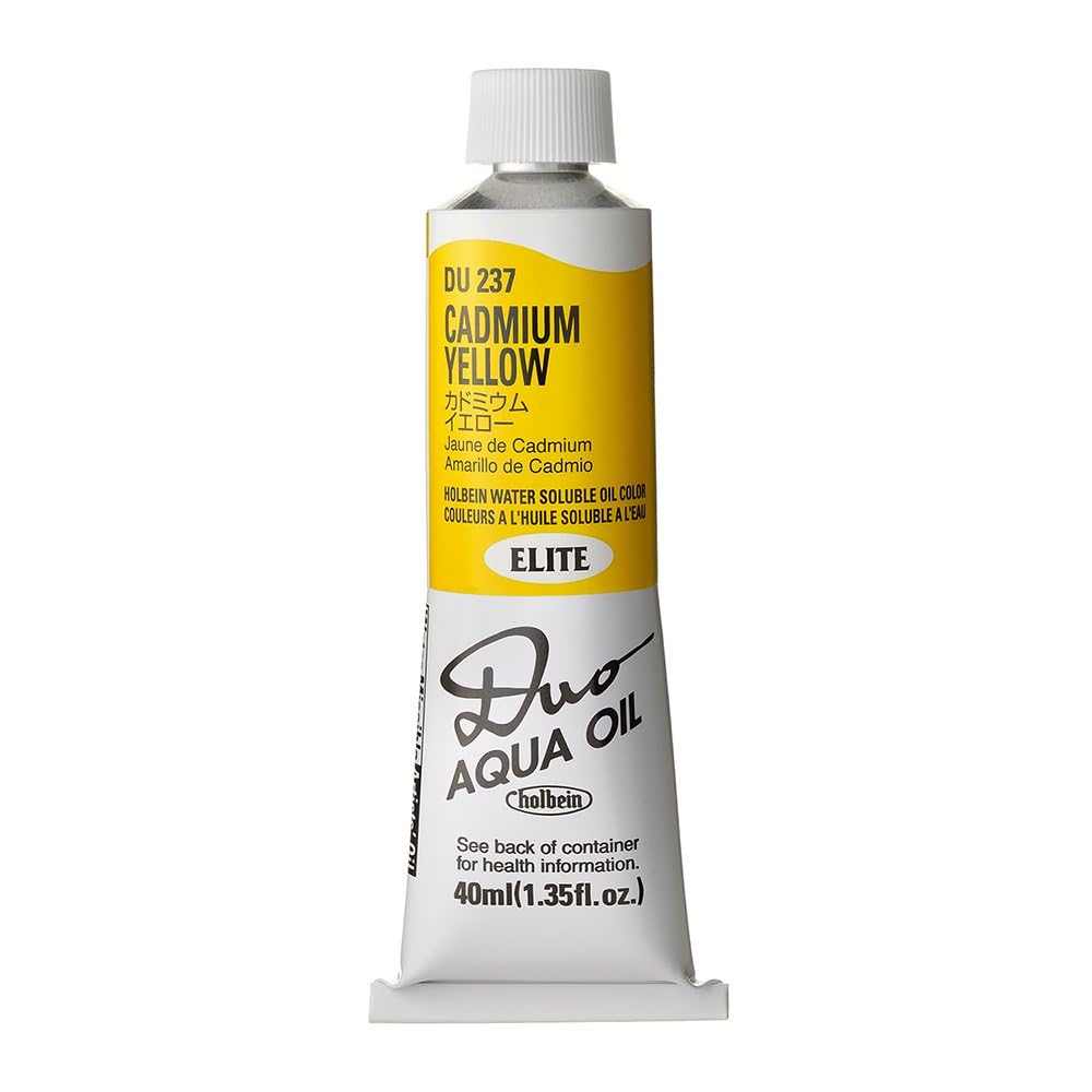 Holbein Duo Watersoluble Oil Colors - Cadmium Yellow (N) - 40ml Tube