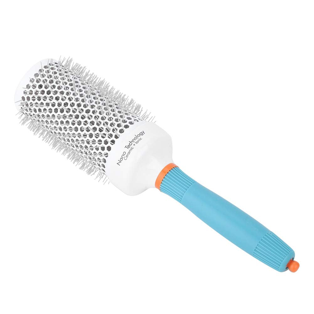 Baxnore Aluminum Moroccan Oil Round Brush, Round Hair Brush, Roller Hairbrush for Blow Drying, Curling, Straightening, 10.6x1.3in, 25#, Pink (53# (1200 single model price 11))