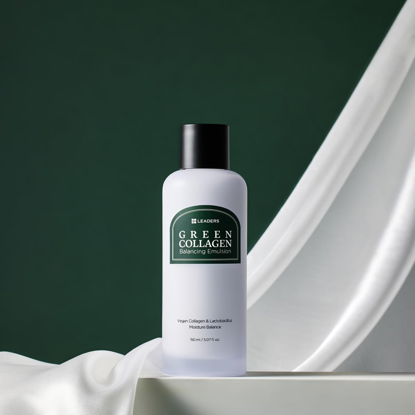 LEADERS Green Collagen Balancing Emulsion – Hydrating Emulsion to Balance Skin's Oil and Moisture Levels & Helps Hydrate Dry Skin, Gentle Plant Based Formula – 150ml