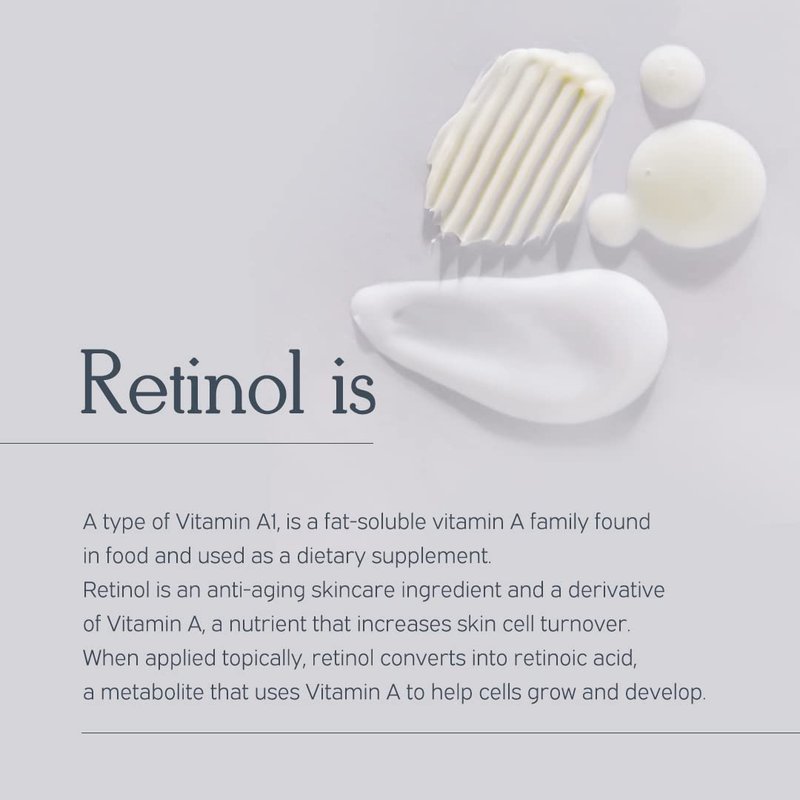 MIZON Retinol Youth 0.3% Retinol Cream with Shea Butter, Peptides, Niacinamide, Bakuchiol Korean Skincare for Fine Line Care (0.92 oz)