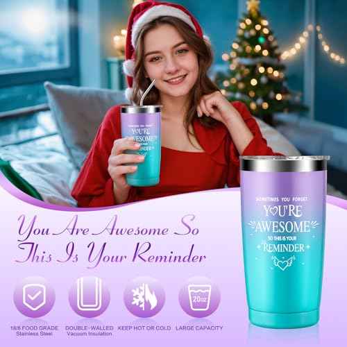 Birthday Gifts for Women Friendship, Aoen Unique Happy Birthday Gifts for Best Friends Women, Mom, Sister, Wife, Coworker, 7P Purple Self Care Spa Gifts Baskets for Christmas, Valentines, Mothers Day