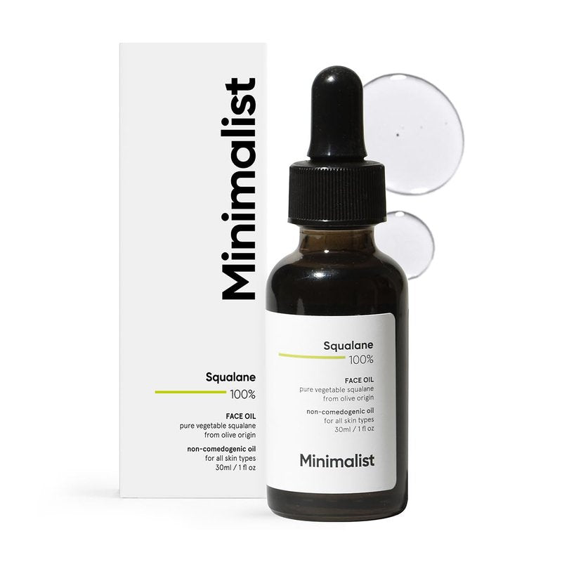 Squalane Oil for Face & Skin - 100% Pure Moisturizing Formula | Lightweight Hydration & Fine Line Reduction | 1 Fl Oz / 30 ml