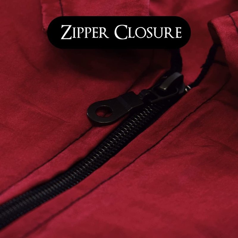 Betty Dain Premier Barber Jacket - Soft, Lightweight, Water-Resistant Nylon | Zippered Front Design