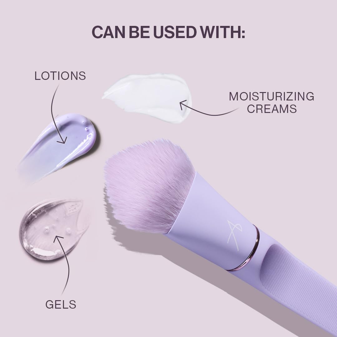 Anisa Beauty Pinnacle Skin Brush | Facial Skincare Brush for Moisturizing Cream, Lotion & Gel Application | Soft, Vegan & Cruelty-Free Fibers for Smooth, Even Skin Prep